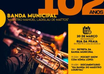 Apresentação da Banda Municipal “Maestro Manoel Ladislau de Mattos” é retomada neste domingo (27)