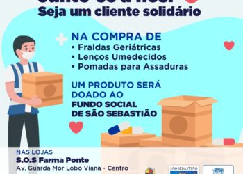Fundo Social recebe fraldas geriátricas e máscaras infantis doadas pela SOS Farma Ponte