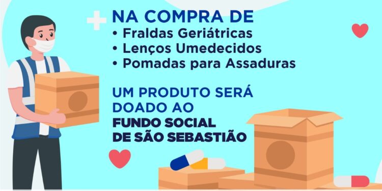 Fundo Social recebe fraldas geriátricas e máscaras infantis doadas pela SOS Farma Ponte