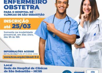 Hospital de Clínicas de São Sebastião mantém inscrições até 25 de março no processo seletivo de Enfermeiro Obstetra