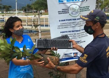 Prefeitura reforça campanha e-lixo para descarte correto de eletrônicos durante a semana de aniversário da cidade