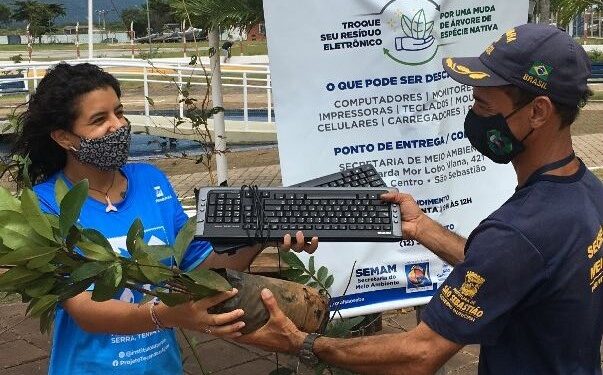 Prefeitura reforça campanha e-lixo para descarte correto de eletrônicos durante a semana de aniversário da cidade