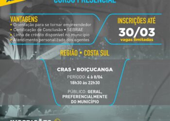 Prefeitura abre inscrições para cursos gratuitos voltados aos empreendedores sebastianenses