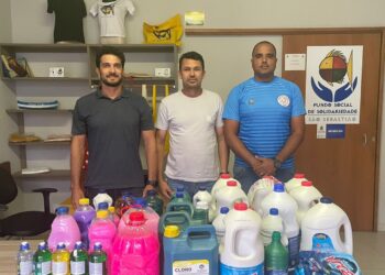 Fundo Social recebe doações de produtos de limpeza da Associação Esportiva do Litoral