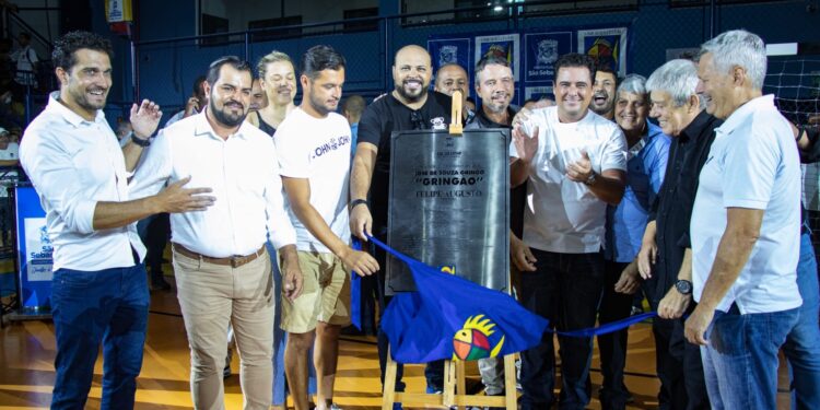 Prefeito Felipe Augusto inaugurou o novo Ginásio Municipal de São Sebastião “Gringão”
