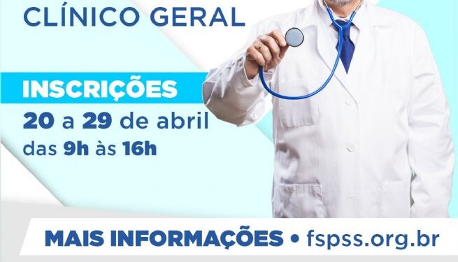 Prefeitura abre processo seletivo para médico clínico geral