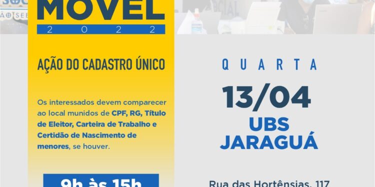 Prefeitura realiza Ação Social Móvel no bairro Jaraguá