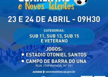 Prefeitura realiza “Novos Talentos e Campeonato Quarentão” no Estádio Municipal Otoniel Santos e no campo de Barra do Una