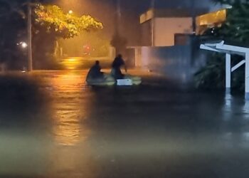 Chuvas provocam alagamentos em bairros e comunidades da Costa Sul