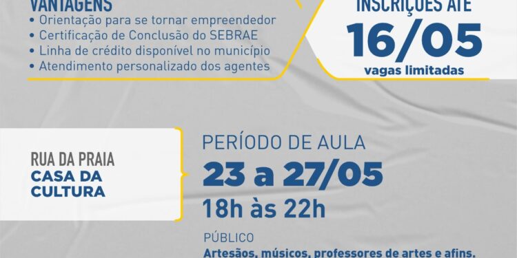 Prefeitura abre novas inscrições para cursos gratuitos a empreendedores sebastianenses