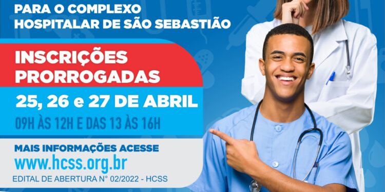 Inscrições para processo seletivo de técnico de enfermagem podem ser feitas até quarta-feira (27)