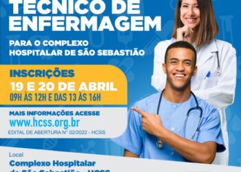 Prefeitura de São Sebastião e Hospital de Clínicas abrem processo seletivo de técnico de enfermagem