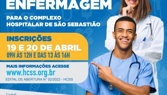 Prefeitura de São Sebastião e Hospital de Clínicas abrem processo seletivo de técnico de enfermagem