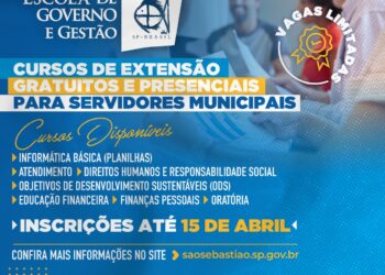 Prefeitura de São Sebastião oferece cursos de extensão gratuitos para servidores municipais