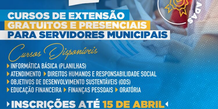 Prefeitura de São Sebastião oferece cursos de extensão gratuitos para servidores municipais