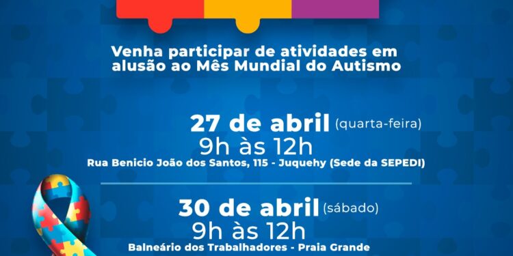 Prefeitura de São Sebastião promove ações direcionadas às pessoas com Transtorno do Espectro Autista (TEA)