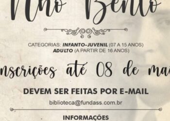 Estão abertas as inscrições do 38º Concurso de Poesia “Nhô Bento”