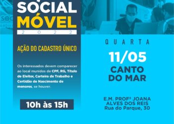 Prefeitura realiza Ação Social Móvel no bairro Canto do Mar