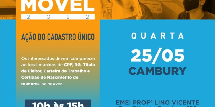 Ação Social Móvel da Prefeitura de São Sebastião será nesta quarta-feira (25) em Cambury