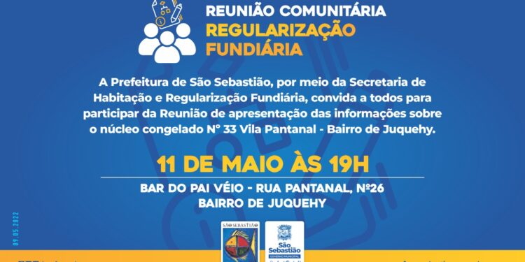 Prefeitura promove reunião sobre regularização fundiária com moradores do núcleo nº 33 Vila Pantanal em Juquehy