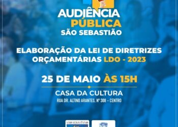 Prefeitura de São Sebastião realiza audiência pública sobre Lei de Diretrizes Orçamentárias 2023 nesta quarta-feira (25)