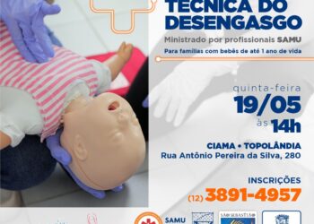 Prefeitura de São Sebastião promove treinamento de Técnica do Desengasgo de Bebês aberto à população