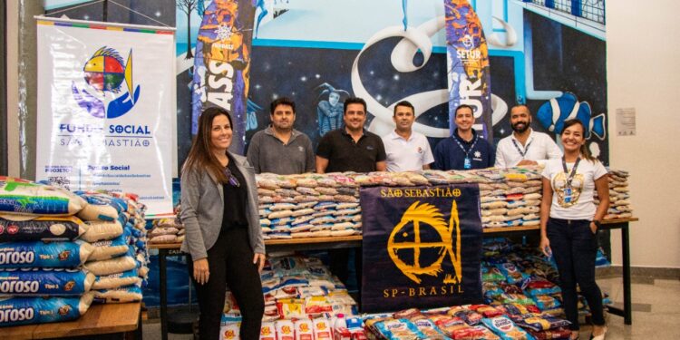 Fundo Social recebe doação de 1,5 tonelada de alimentos