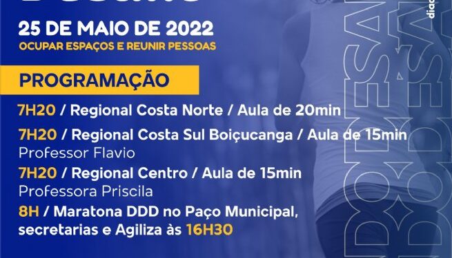 Prefeitura de São Sebastião convida a população para participar do Dia do Desafio 2022