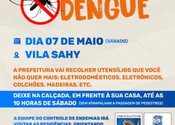 Prefeitura de São Sebastião realiza mutirão de limpeza contra a dengue neste sábado (7) na Vila Sahy