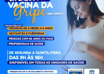 Influenza: nova etapa da campanha de vacinação contempla crianças, gestantes e puérperas