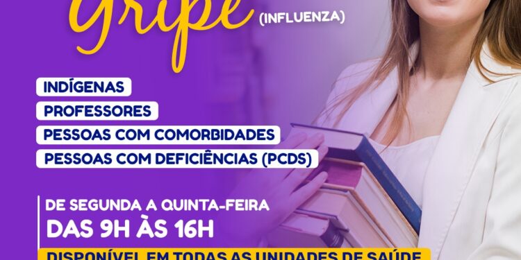 Indígenas, professores, pessoas com deficiência e com comorbidades são contemplados pela nova etapa da campanha de vacinação contra gripe