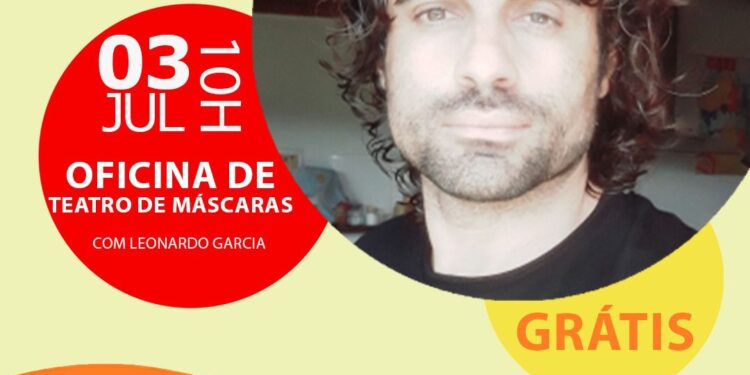 Oficina GRATUITA de Teatro de Máscaras com Leonardo Garcia Mestre em Máscaras e Commedia dell’arte pela Sorbonne.
