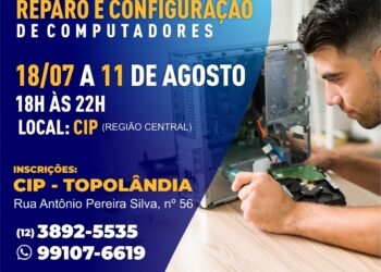 Prefeitura abre inscrições para o curso presencial gratuito profissionalizante ‘Técnicas, Reparos e Configurações de Computadores’