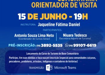Prefeitura abre inscrições para o curso gratuito on-line ‘Turismo de Base Comunitária – Orientador de Visita’