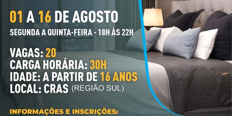 Prefeitura abre inscrições para formações profissionalizantes gratuitas a moradores da Costa Sul