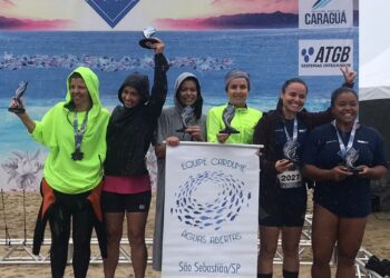Equipe Cardume de São Sebastião conquista pódios no Circuito Mares – Etapa Caraguatatuba