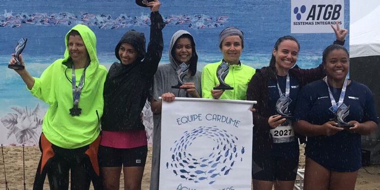 Equipe Cardume de São Sebastião conquista pódios no Circuito Mares – Etapa Caraguatatuba