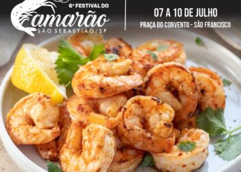 Festival do Camarão de São Sebastião reúne boa culinária e música ao vivo no bairro São Francisco