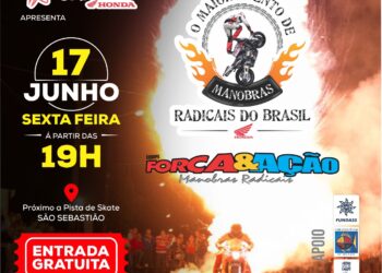 Evento de manobras radicais sobre motos acontece nesta sexta-feira na Rua da Praia