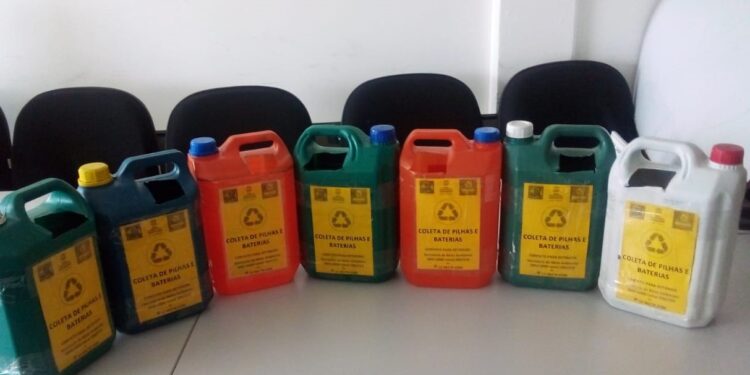 Prefeitura recolhe 33 quilos de pilhas em pontos de coleta distribuídos por todo o município