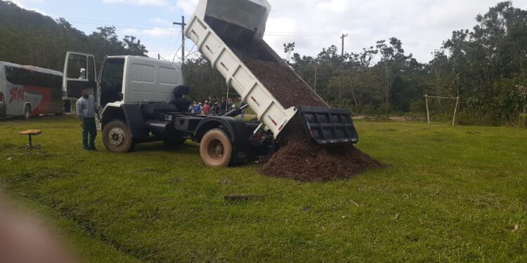 Prefeitura entrega podas trituradas para agricultores sebastianenses