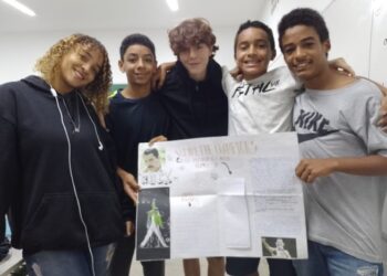 Escola de Maresias envolve 200 alunos no estudo de biografias de cantores internacionais com atividades de Língua Inglesa   
