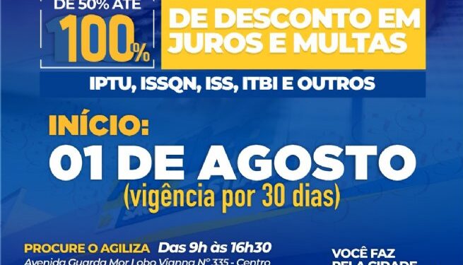 Anistia Fiscal 2022 começa nesta segunda-feira 1º de agosto