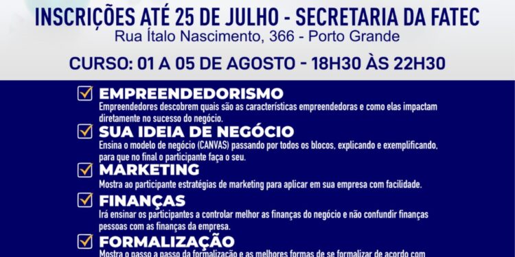 Prefeitura abre inscrições para o curso presencial gratuito ‘Descomplique’ voltado a alunos da FATEC São Sebastião