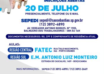 Prefeitura abre inscrições para curso gratuito de ‘Inclusão Digital’ voltado a idosos e pessoas com deficiência (PcD)