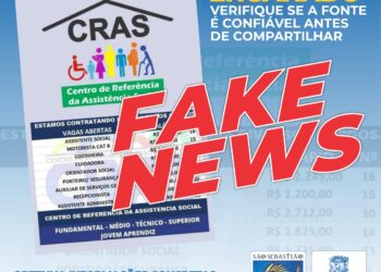 Prefeitura alerta sebastianenses contra ‘Fake News’ de prestação de serviços de assistência social