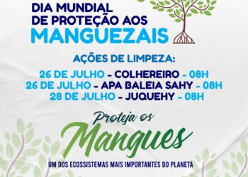 Prefeitura de São Sebastião promove ações de limpeza em comemoração ao Dia Mundial de Proteção aos Manguezais