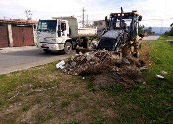 Prefeitura efetua serviços de zeladoria e manutenção em toda Costa Norte
