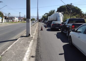 Prefeitura de São Sebastião informa lentidão no trânsito sentido Caraguatatuba devido a obras de recapeamento na Enseada