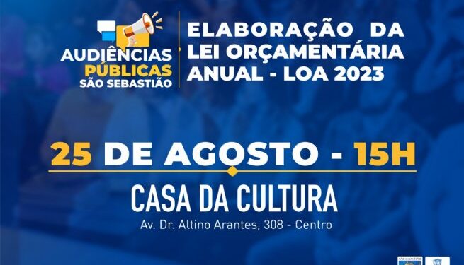 Prefeitura realiza audiência sobre Lei Orçamentária Anual 2023
